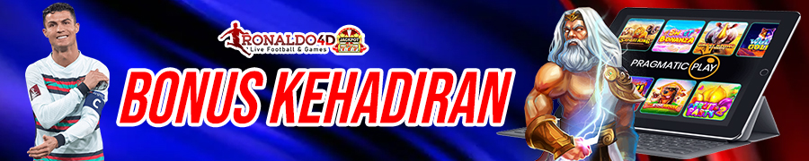 BONUS KEHADIRAN SETIAP BULAN DI RONALDO4D